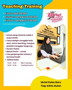 Jadwal Kursus Ella Kampung Inggris